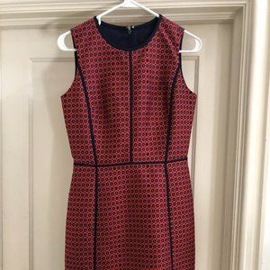 J. Crew Sheath dress in foulard print